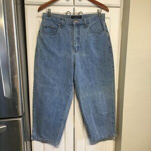 Vintage Halston Jeanswear  High Rise Crop Jeans Size 10